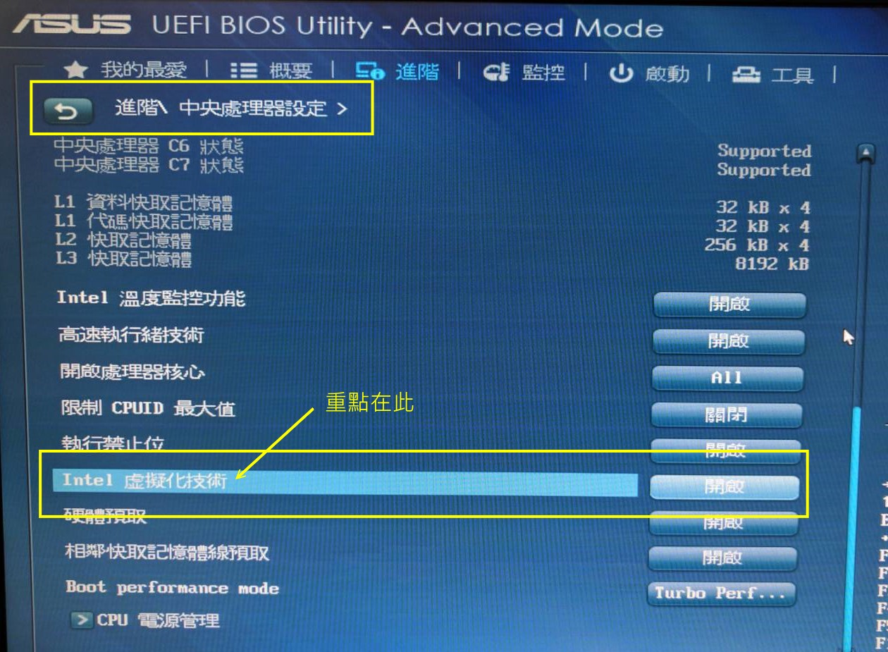 圖0.2-1、BIOS 的虛擬化功能支援示意圖